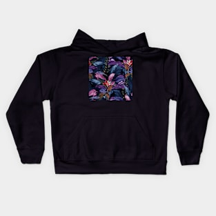 Tropical Night Forest Kids Hoodie